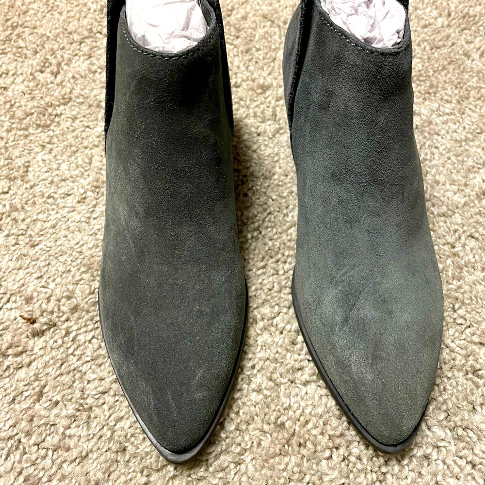 Gray Suede size 6.5 never been worn booties